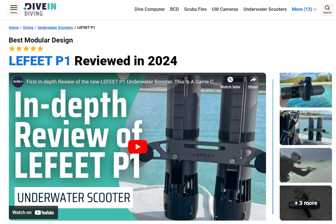 DIVEIN: LEFEET P1 Reviewed in 2024