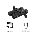 P1 Dual Unit / Black / P1 Leg Mount Bundle (Dual Unit)